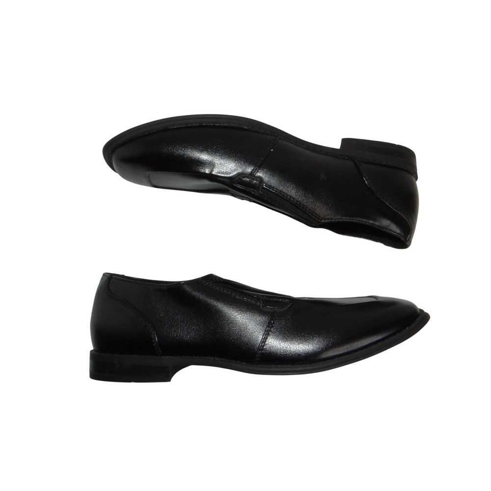 Sonoma Goods for Life Black Slip On Dress Loafers Square Toe Memory Foam Mens 7